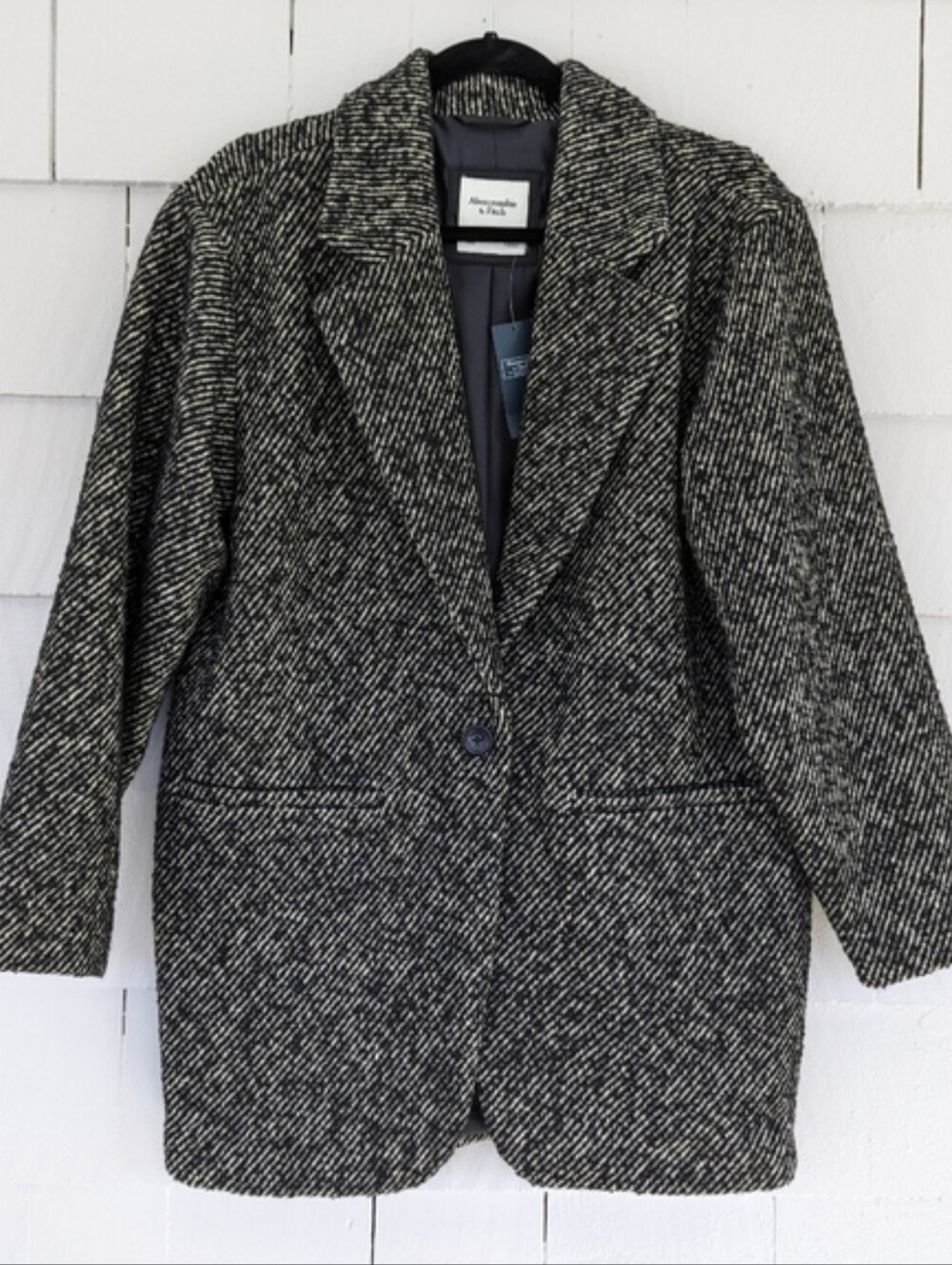 NWT Abercrombie & Fitch Blazer Style Winter Jacket Size Small
